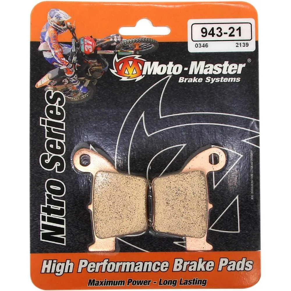Pastilhas Travão Trás MOTO-MASTER OFFROAD NITRO HONDA CRF 250 R/X 04-25, CRF 250 RX 19-25, CRF 450 R/X 02-25, CRF 450 RX 1...