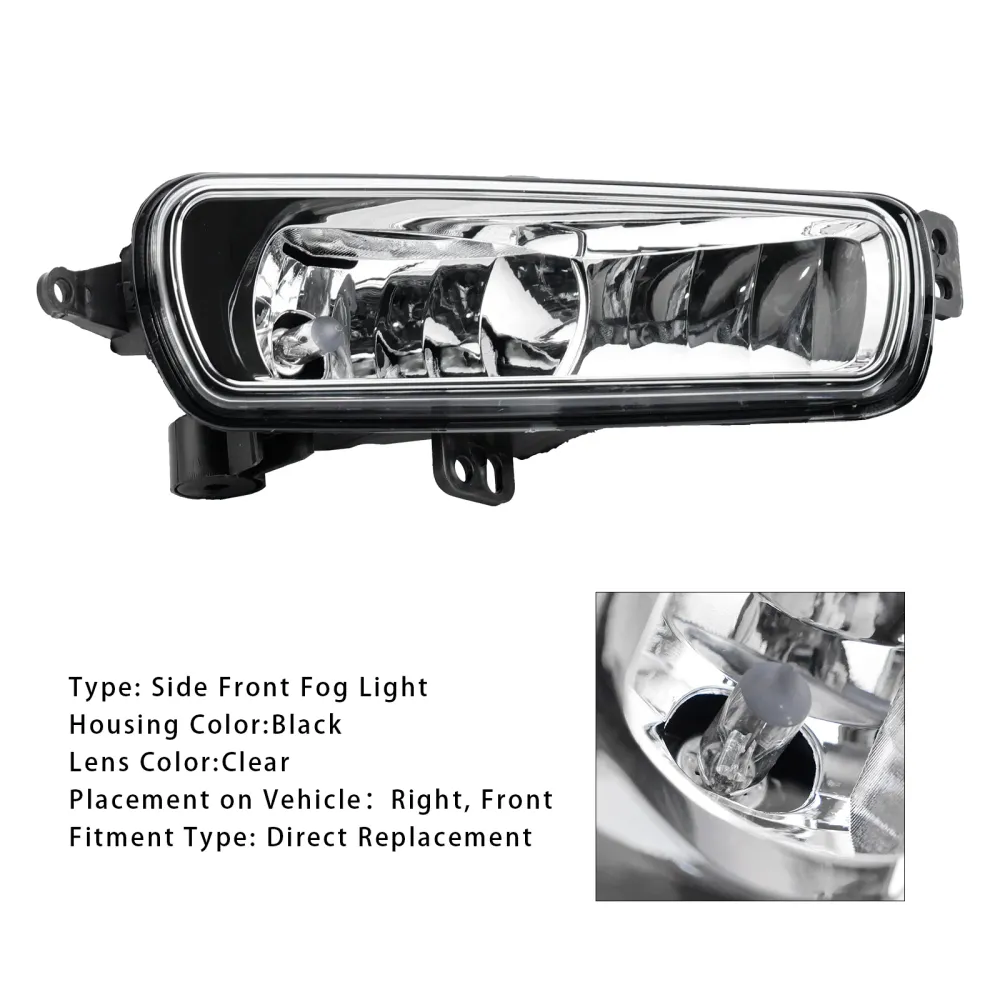 1 PCS Front direita de nevoeiro lâmpadas de luz com lâmpadas para Ford Transit MK8 V363 2014-2023