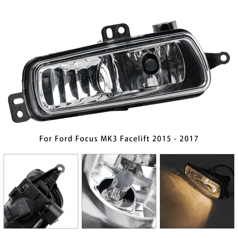 1 PCS Front direita de nevoeiro lâmpadas de luz com lâmpadas para Ford Transit MK8 V363 2014-2023