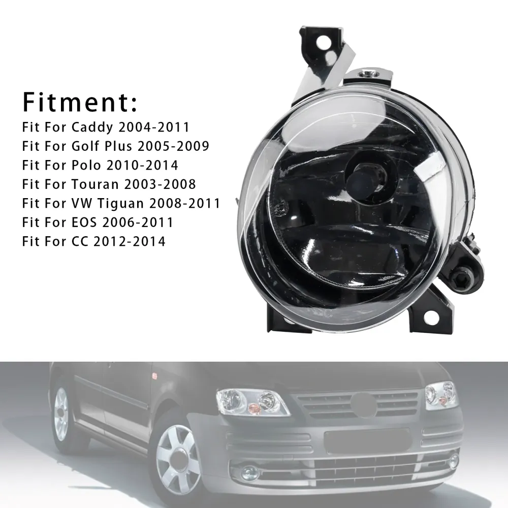 1 PCS Front Left Fog Light para Volkswagen Polo 2010-2014 Tiguan 2008-2011