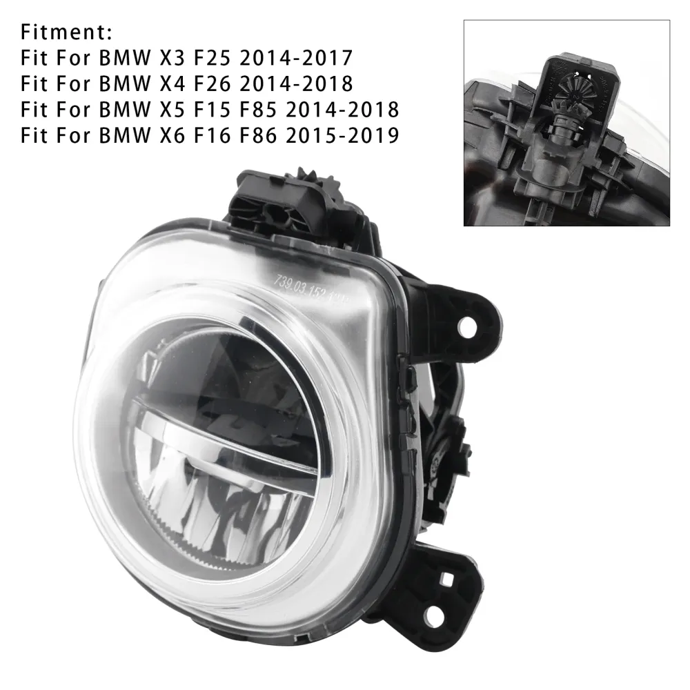 1 PCS LED FRONTE DIREITA LUZ DE NEPETA PARA BMW X3 F25 X4 F26 X5 F15 X6 F16 63177317252