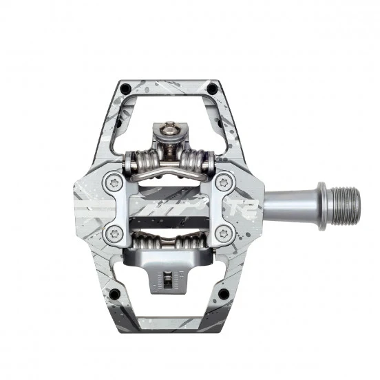 Pedais HT COMPONENTS ENDURO T2T Titanium Camo Cinzento