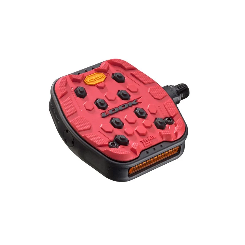 Pedais LOOK TRAIL GRIP Vermelho