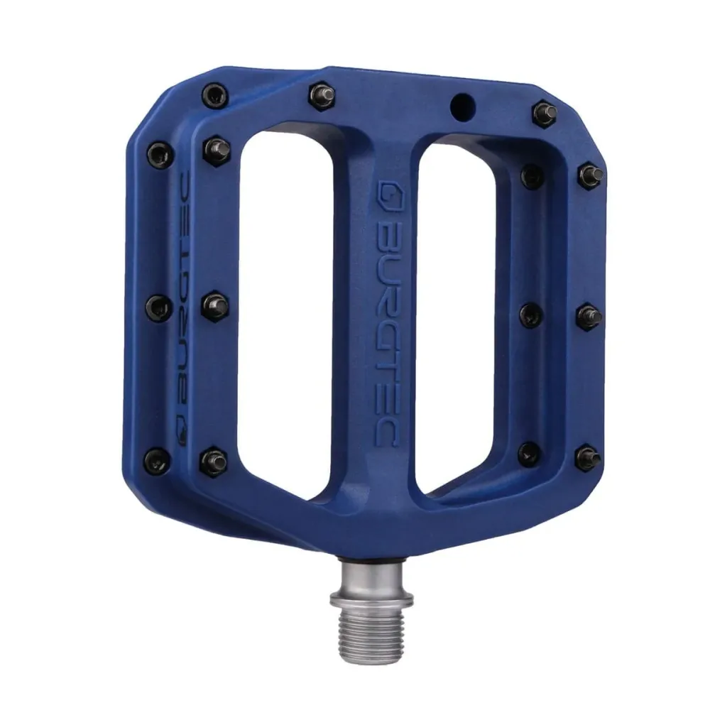Pedais planos BURGTEC MK4 Composite Deep Blue