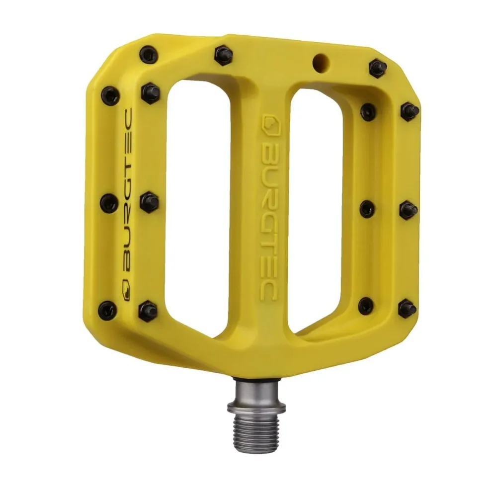 Pedais planos BURGTEC MK4 Composite Electric Yellow