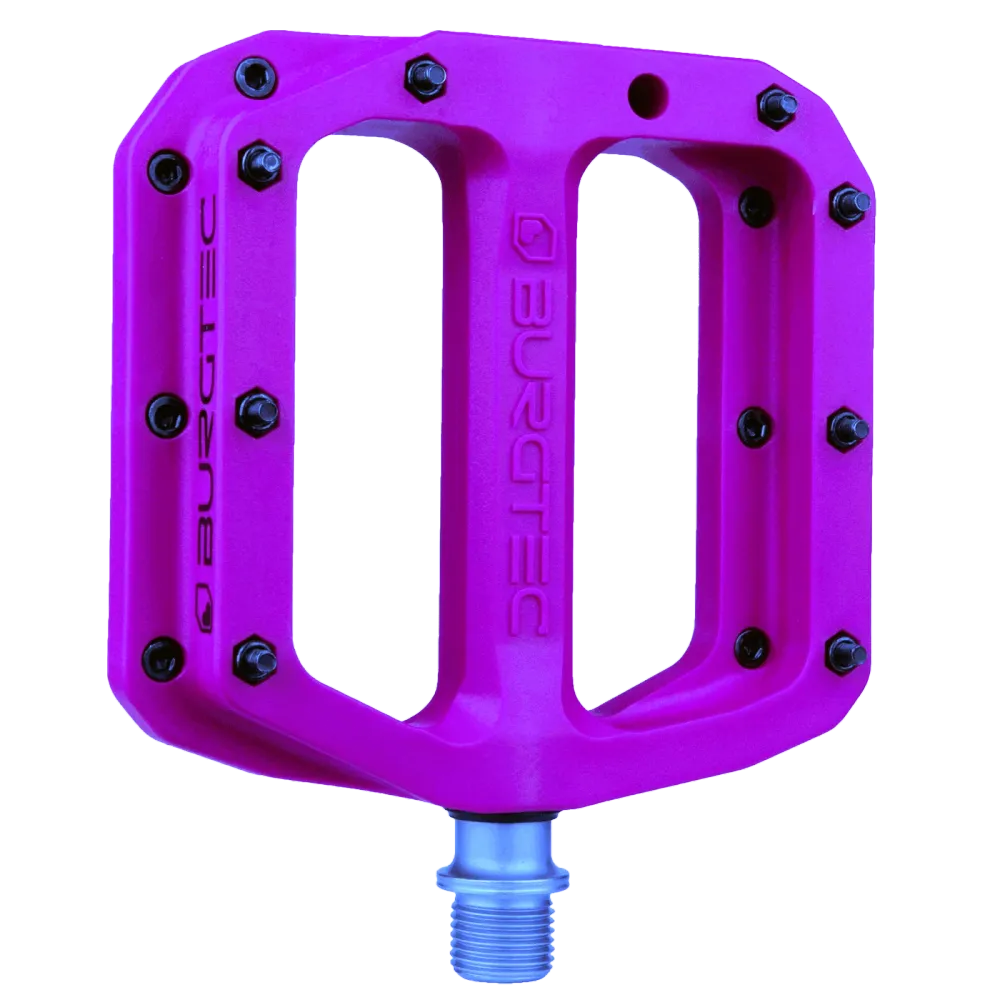 Pedais planos BURGTEC MK4 Composite Purple Rain