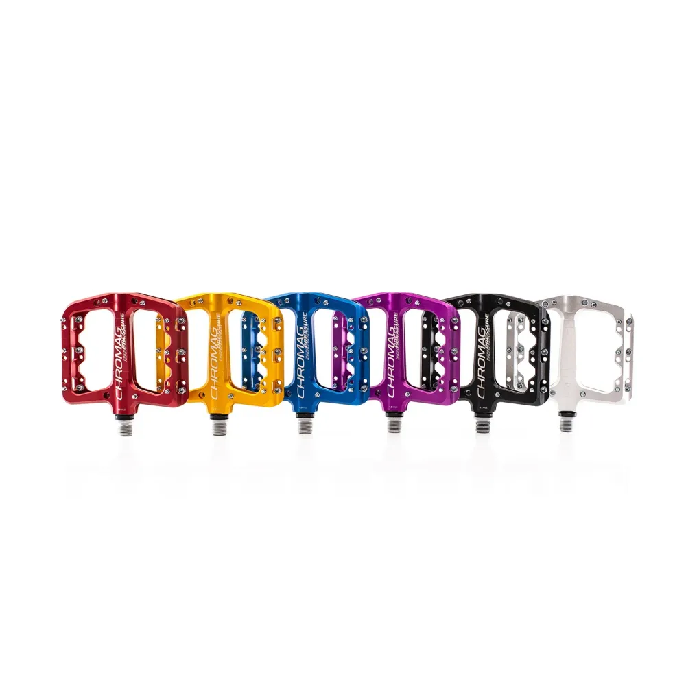 Pedais planos CHROMAG PRESSURE Vermelho