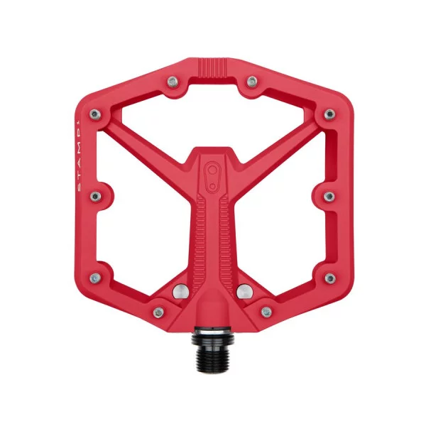 Pedais planos CRANKBROTHERS STAMP 1 Gen2 Grande Vermelho