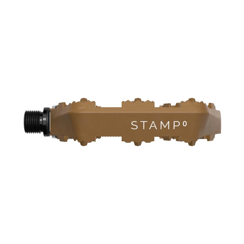 Pedais planos CRANKBROTHERS STAMP 0 Pequeno castanho