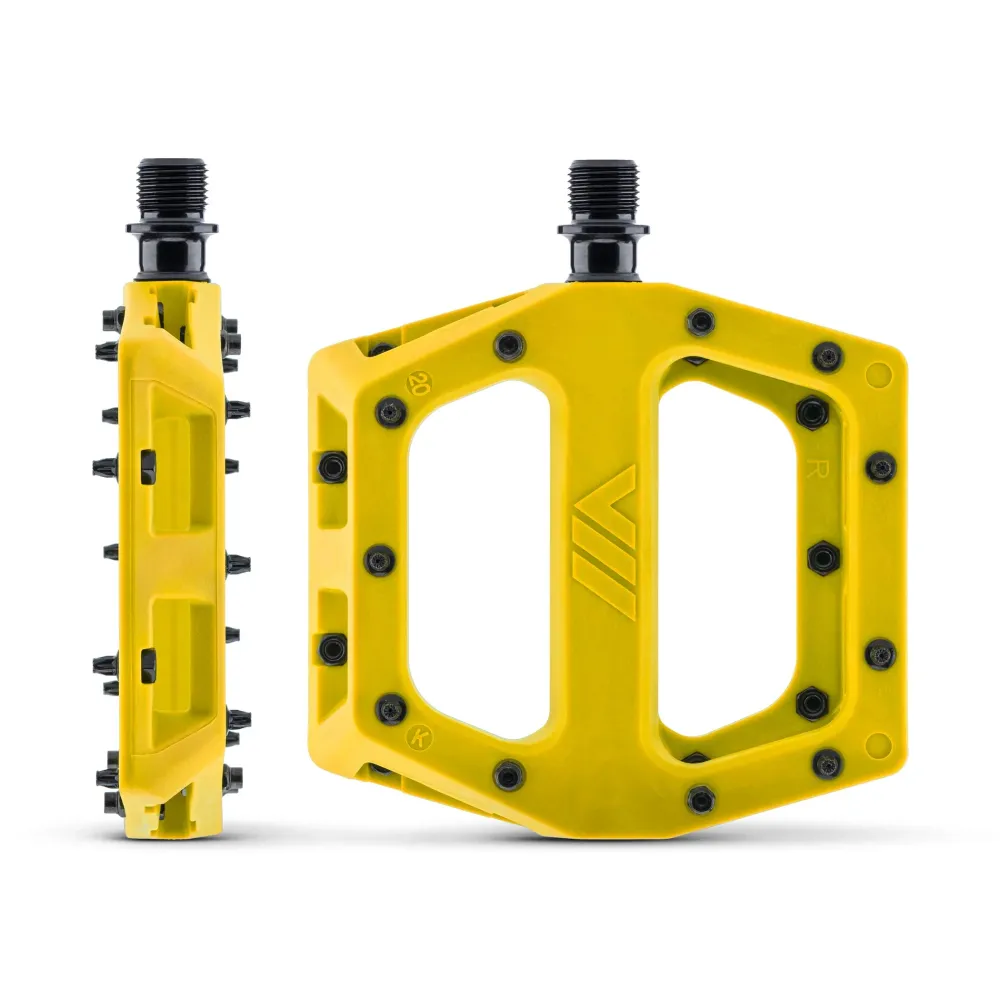 Pedais planos DMR V11 Amarelo