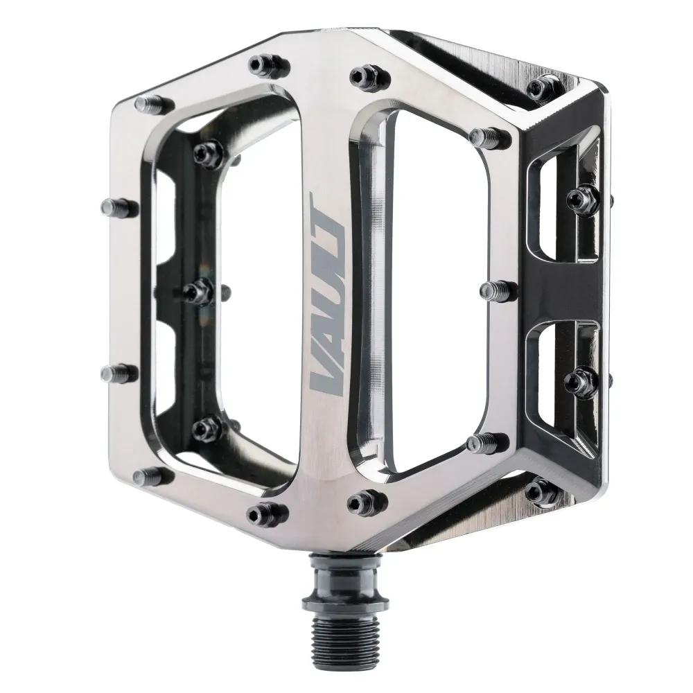 Pedais planos DMR VAULT Cromado Preto