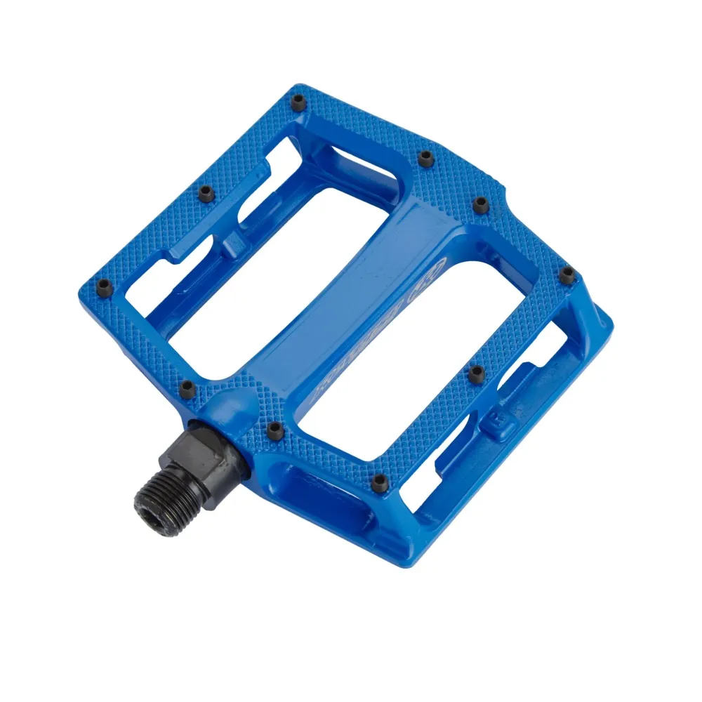 Pedais planos REVERSE COMPONENTS SUPER SHAPE 3D Azul