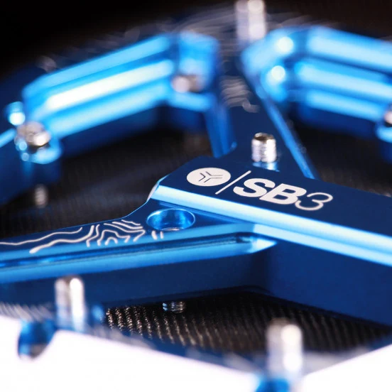 Pedais planos SB3 SPECTRUM Azul