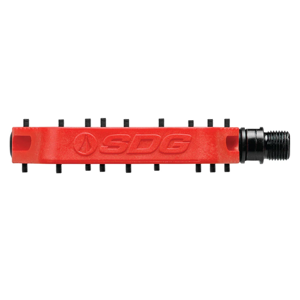 Pedais planos SDG COMP Composite Vermelho