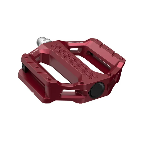 Pedais planos vermelhos SHIMANO PD-EF202