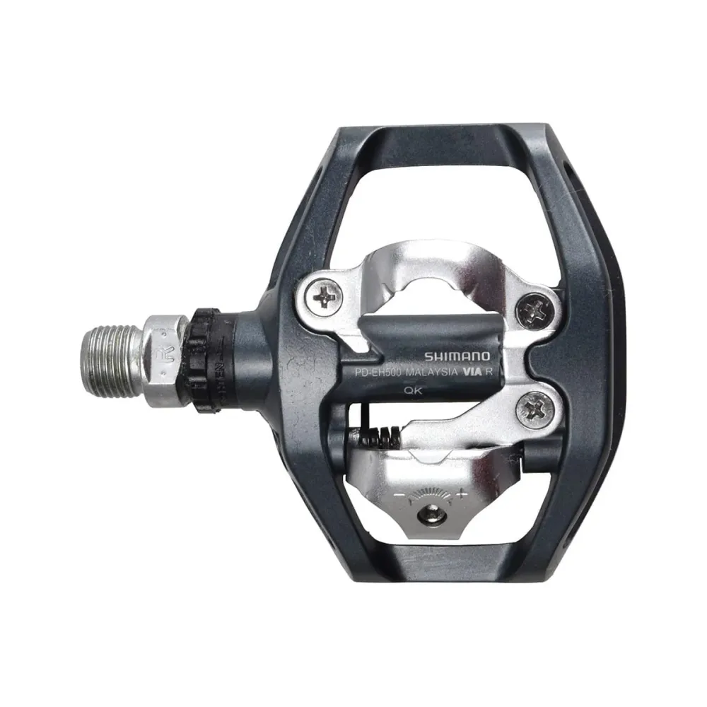 Pedais SHIMANO PD-EH500 SPD cinzentos
