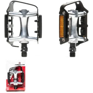 Pedal Mtb Aluminio Nero Nat Borda Pto,9/16 Absolute