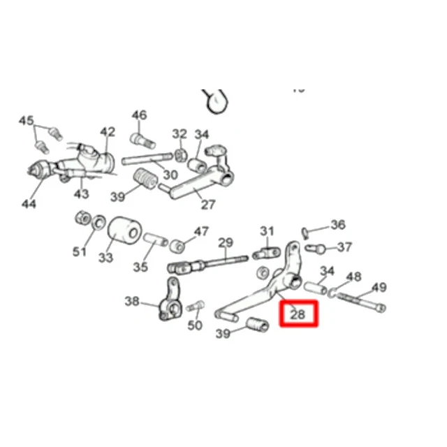 Pedal de mudanças Rieju 50 RS1