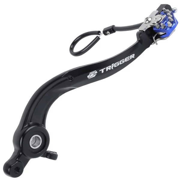 Pedal de Travão ZETA TRIGGER para HUSQVARNA TC 250 14-16, FC 250/350/450 14-15, TE 250/300, FE 250/350/450/501 14-16 Azul
