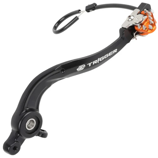 Pedal de Travão ZETA TRIGGER para KTM SX 125/150 16-22, SX-F 250/350/450 16-22, EXC-F 450/500 17-23 Laranja