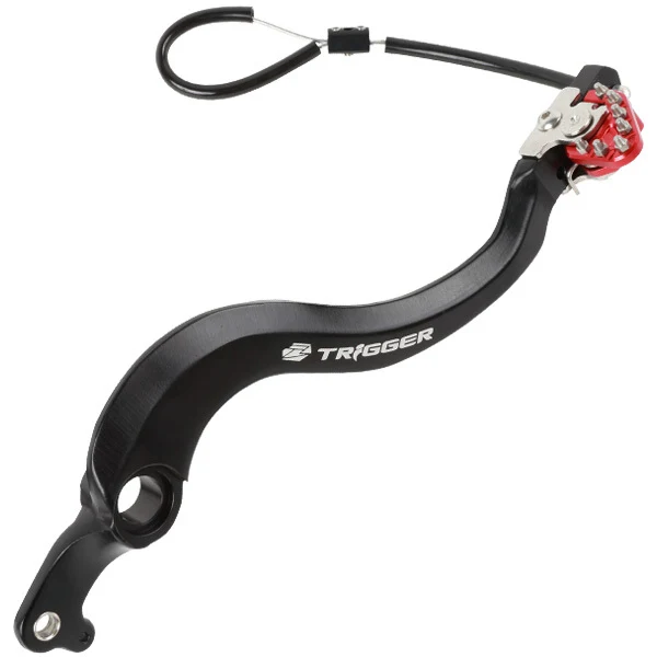 Pedal de Travão ZETA TRIGGER para SUZUKI RMZ 450 08-20, RMX 450 Z 10-19 Vermelho