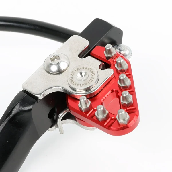 Pedal de Travão ZETA TRIGGER para SUZUKI RMZ 450 08-20, RMX 450 Z 10-19 Vermelho