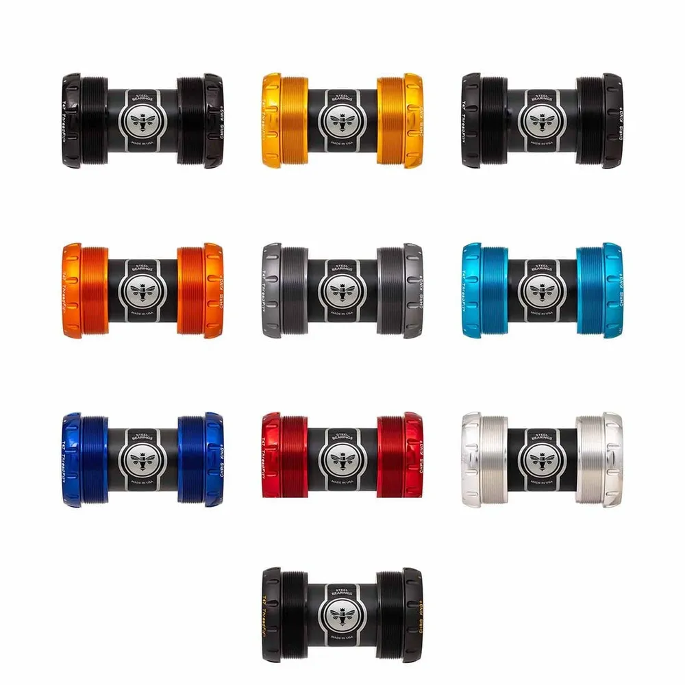 Pedaleira CHRIS KING ThreadFit T47 30X 68/73mm Vermelha