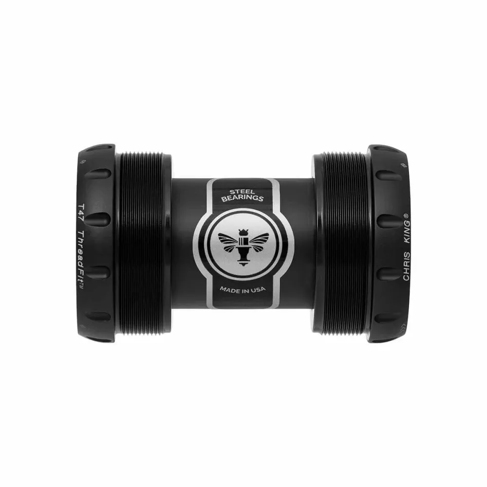 Pedaleira CHRIS KING ThreadFit T47 30X 68/73mm Preto/Dourado