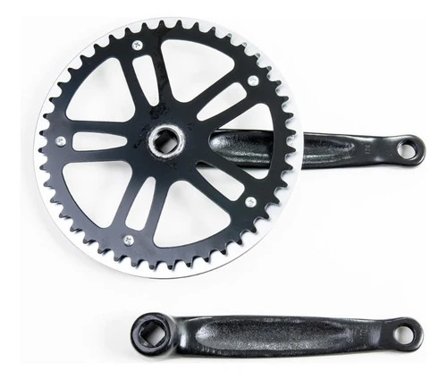 Pedivela ço 170mm Pto, 44d, Pto, C/cc