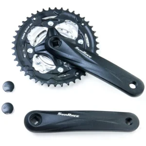 Pedivela Sunrace Triplo Sr-M600 Preto 42/32/22 170Mm 7/8V