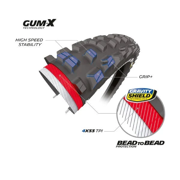 Pneu rígido MICHELIN DH34 BIKE PARK Performance Line 29x2.40 Tubeless Ready