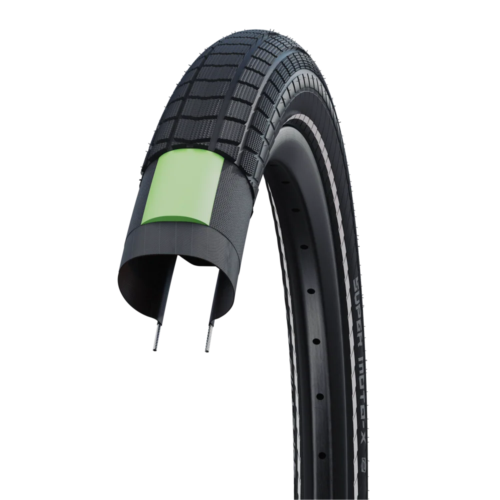 Pneu rígido SCHWALBE SUPER MOTO-X 27.5x2.80 ADDIX DD RaceGuard Tubetype