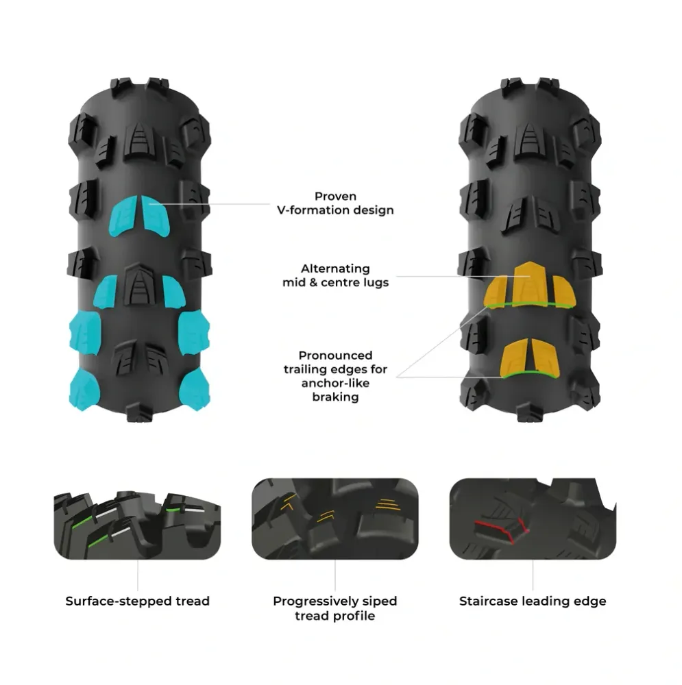 Pneu VITTORIA MOSTRO ENDURO 29x2.40 4C Graphene Tubeless Ready Soft Black