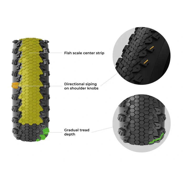 Pneu VITTORIA TERRENO XC TRAIL 29x2.40 4C Graphene 2.0 Tubeless Ready Soft Black