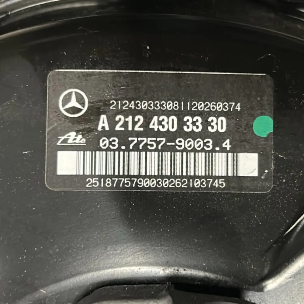Pompa Servofreno Mercedes Benz Classe E (W212) cod.A2124303330 2.2 Diesel (2009 > 2016