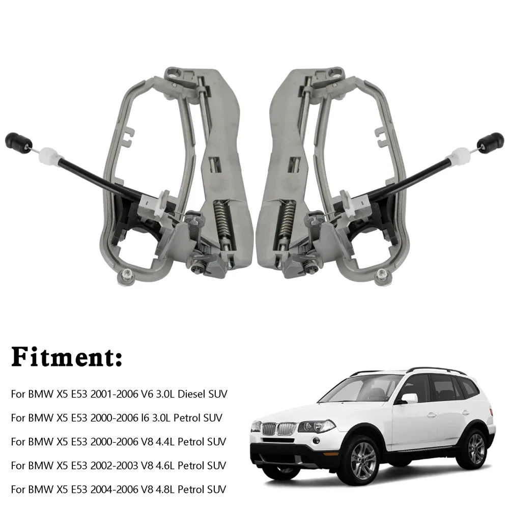 Porta esquerda da frente da porta direita Transportadora 51218243615/16 para BMW X5 E53 00-06