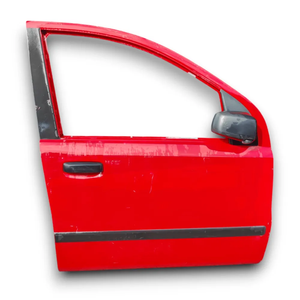 Porta da frente vermelha Fiat Panda 169 (2003-2012)
