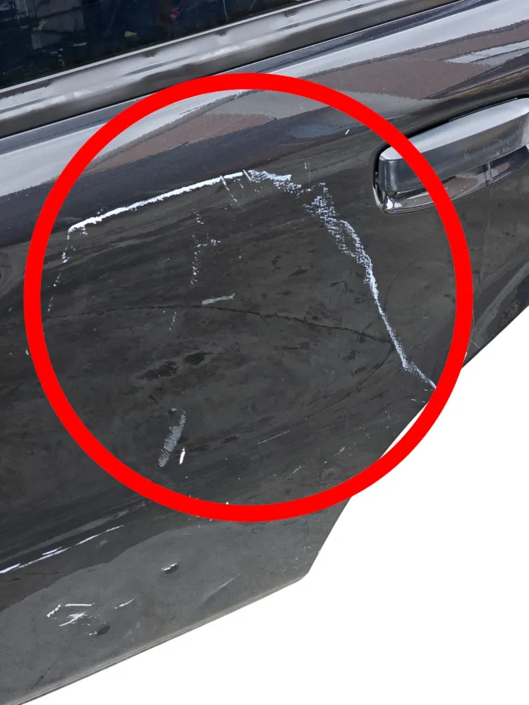 Porta / porta / porta / porta de trás esquerda Black Fiat Panda 169 (2003-2012)