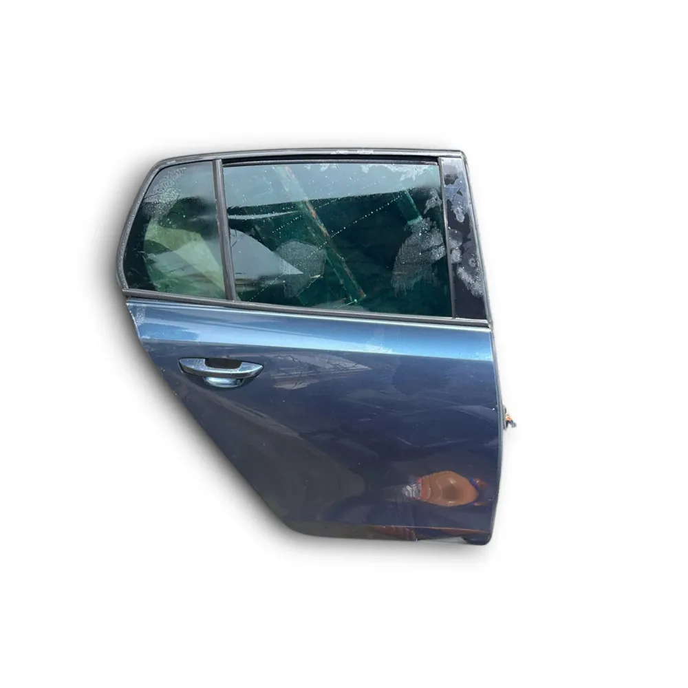 Porta traseira azul azul azul -escura à direita Volkswagen Golf VI (2008> 2012) Porta / contador
