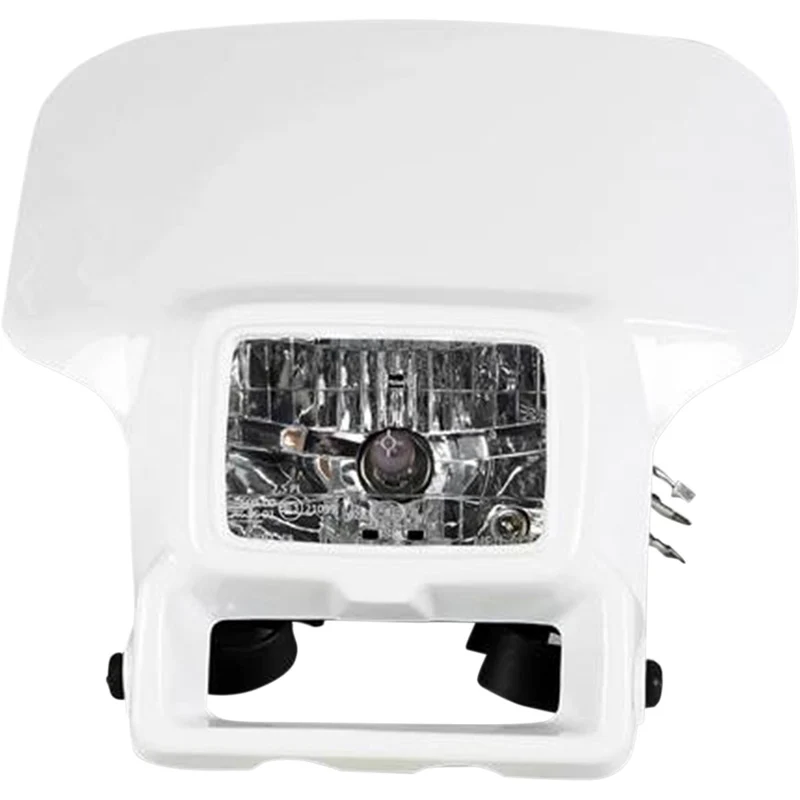 Porta-farol UFO Lâmpada de Halogéneo para HONDA XR 250R 96-04, XR 400R 96-04 Branco