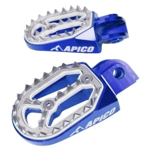 Pousa-pés Enduro APICO PRO-BITE YAMAHA YZ 250F 01-23, YZ 400F/426F/450F 98-22 Azul