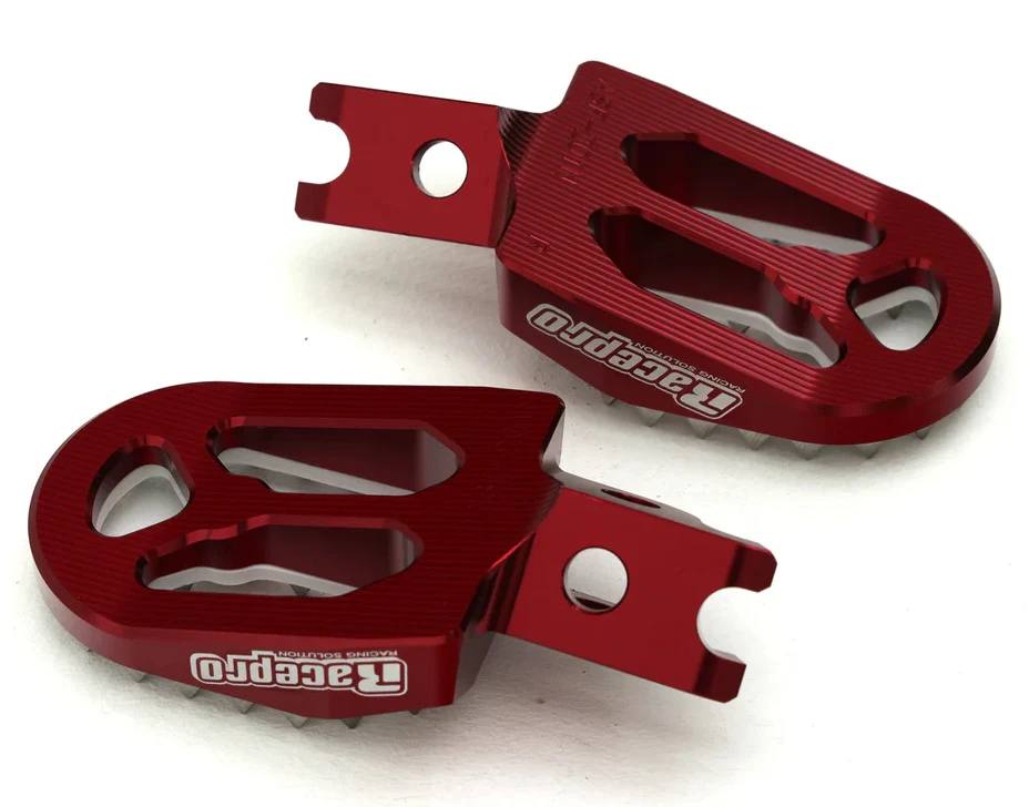 Pousa-pés RACEPRO RFP#2 para HONDA CR 125/250 02-07, CRF 150 R 07-21, CRF 250 R/X/RX 04-21, CRF 450 R/X/RX 02-21 Vermelho