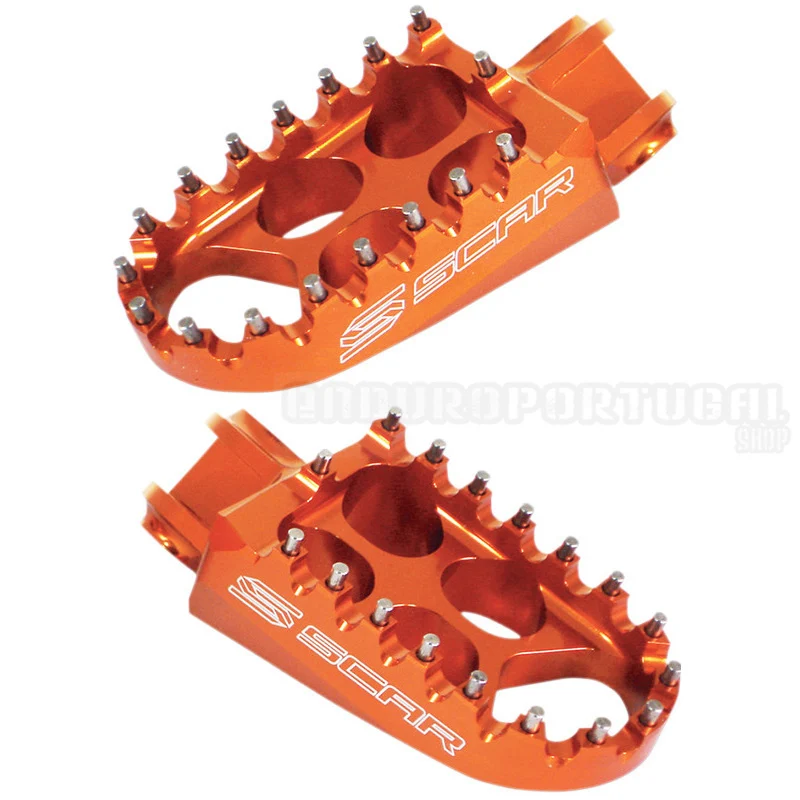 Pousa-pés SCAR STANDARD KTM SX/SX-F 98-15, SX 250 98-16, EXC/EXC-F 98-16 Laranja