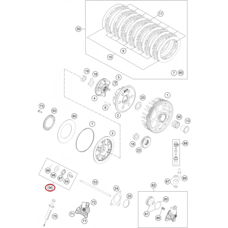 PRESSURE PIECE CPL. 08
