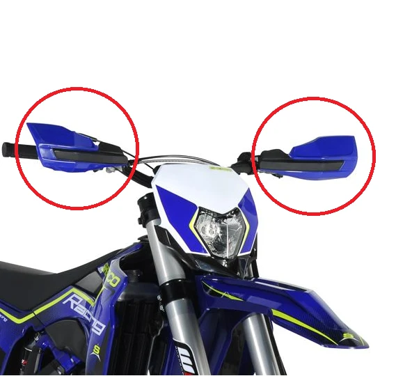 Protecções de Mãos Originais SHERCO SE-R/SE-F 16-24 Azul (sem kit de montagem)