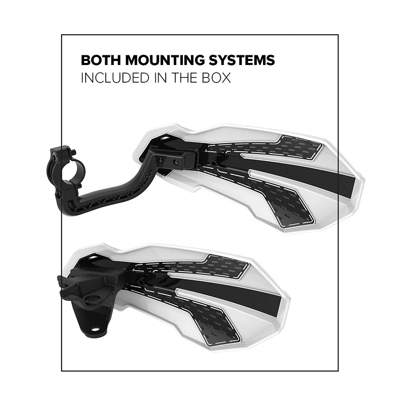 Protecções de Mãos POLISPORT MX FLOW GAS GAS MC/MC-F 24-25 Preto/Branco (2 kits de montagem)
