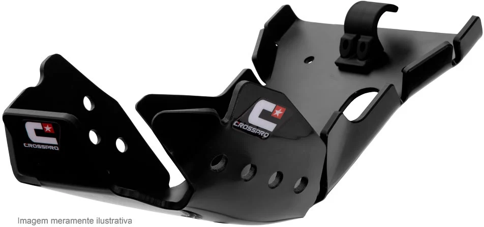 Protecção Cárter CROSSPRO DTC ENDURO KTM SX 125/150 07-11, EXC 125/200 08-16, HUSA 125 12-13 Preto