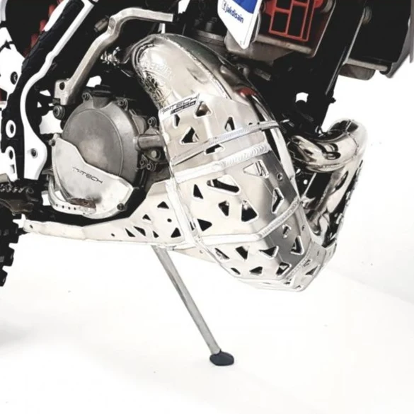 Protecção de Cárter e Escape P-TECH KTM EXC 250/300 07-16, HUSABERG TE 250/300 11-14, HUSQVARNA TE 250/300 14-16