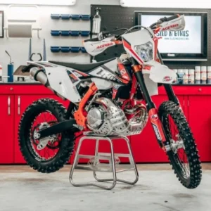 Protecção de Cárter e Escape P-TECH para KTM EXC 250/300 17-19, HUSQVARNA TE 250/300 17-19