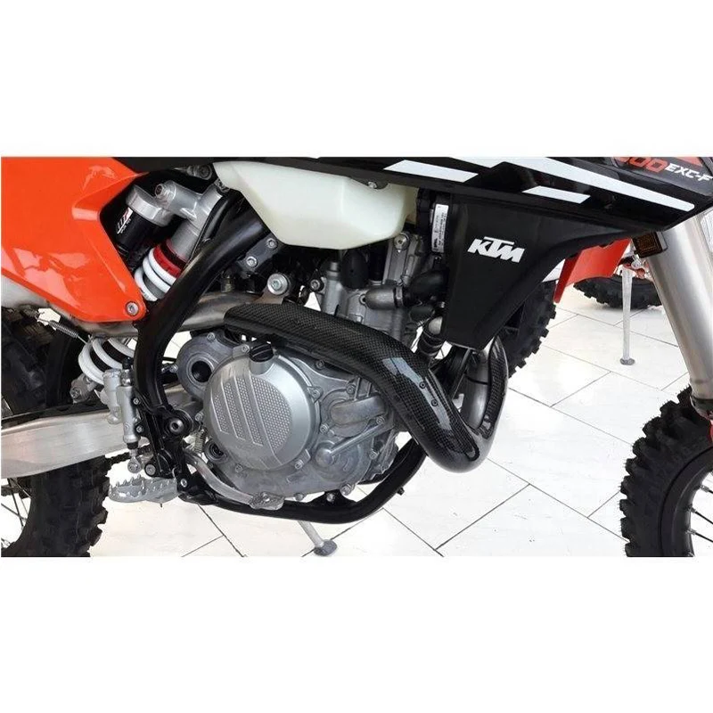 Protecção Escape 4T Carbono KTM EXC-F 450/500 20-23, HUSQVARNA FE 450/501 20-23